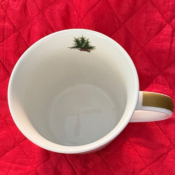 Vicky Sawyer “Candace Owl” Mug with Holly Design - Picture 3 of 4